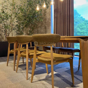 Conjunto Mesa Linn e Cadeira Thor - São José Store - 