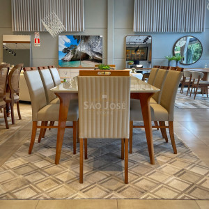 Conjunto Mesa Orit e Cadeira Catânia - São José Store - 