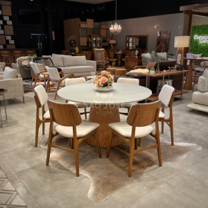 Conjunto Mesa Cone e Cadeira Megan - São José Store - 