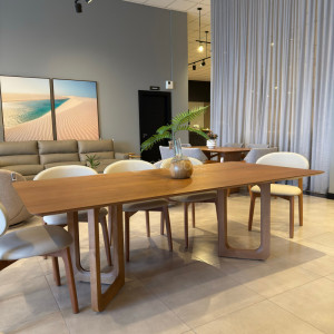 Conjunto Mesa Zoe e 8 Cadeiras Camboriú - 