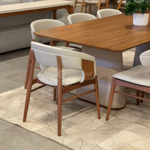 Conjunto Mesa Selma e 8 Cadeiras Nio - 