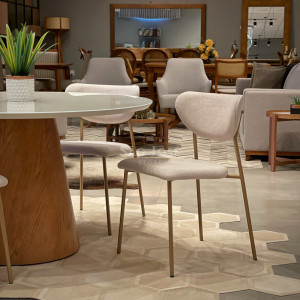 Conjunto Mesa Cone e Cadeira Agata - São José Store - 