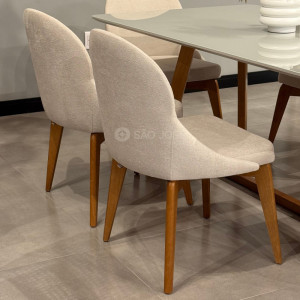 Conjunto Mesa Milo e 6 Cadeiras Calci - São José Store - 