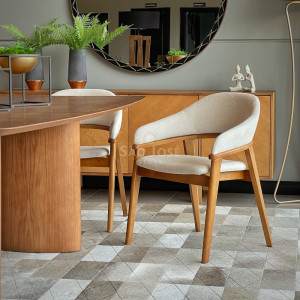 Conjunto Mesa Garda e 8 Cadeiras Pala - 