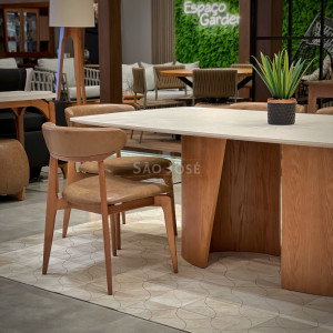 Conjunto Mesa Deva e Cadeira Thor - São José Store - 