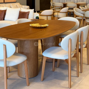 Conjunto Mesa Tria e 6 Cadeiras Camboriú - 