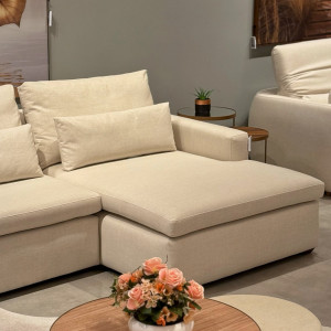 Sofá com Chaise Magno 3,30 x 1,60m - 