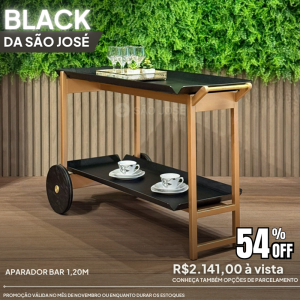 Aparador Carro Bar Deco - São José Store - 