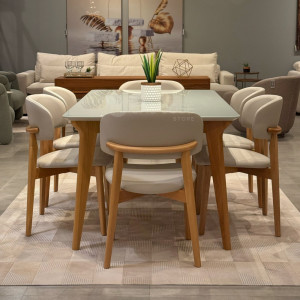 Mesa de Jantar Orit e Cadeira Monic Premium São José Store - 