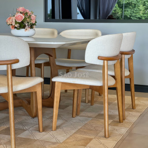 Conjunto Mesa Maria e Cadeira Monic Premium - São José Store - 