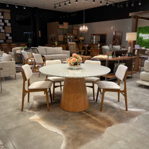 Conjunto Mesa Cone e Cadeira Megan - São José Store - 