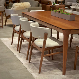 Conjunto Mesa Theo e Cadeira Fly - São José Store - 