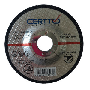 Disco de desbaste 4.1/2x1/4x7/8 Certto