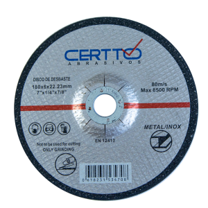 DISCO DESB. 7X1/4X7/8 CERTTO