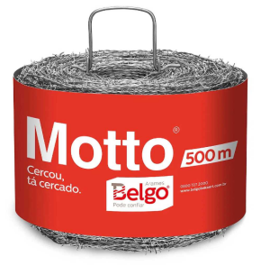 Rolo de arame farpado Motto Belgo