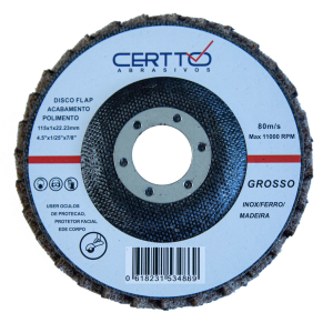 DISCO FLAP SCOTH 4.1/2 GROSSO (VERM)