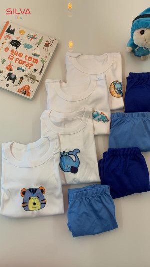 PIJAMA INF.MASC. APLIQUE