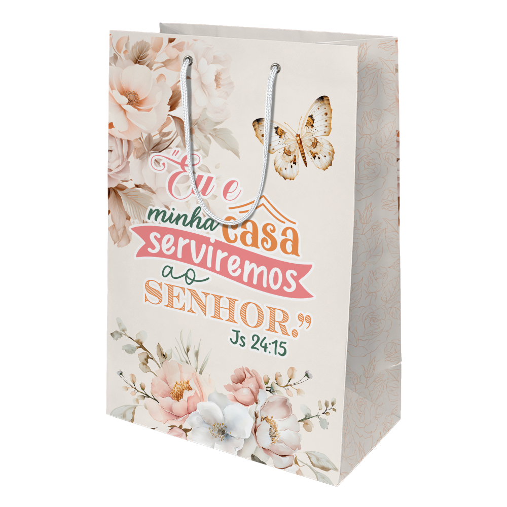 CBSG-001 - Sacola Todas as coisas contribuem para o bem daqueles que amam a Deus -