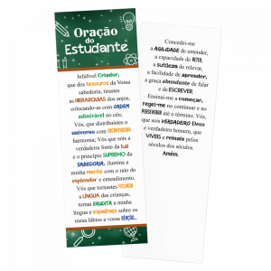 MP-086 - Marca Página - Oração do Estudante