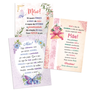 KP-011 - Kit Postal Mães - 40 Unidades KP-011 - Kit Postal Mães - 40 Unidades