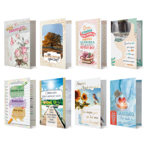 RF-013 - Refil Cartão M - Gratidão - 16 modelos