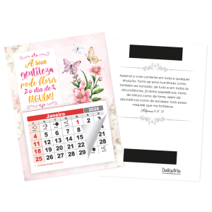 Calendário Postal c/ Refil e Imã - PCL-016