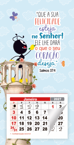 Calendário Smilignuido c/ Refil e Imã - CBCM-002