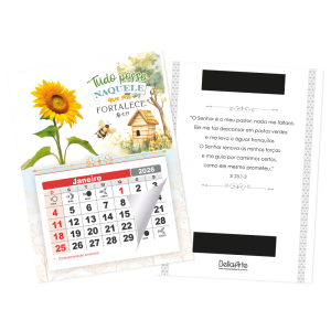 PCL-012 - Calendário Postal c/ Refil e Imã