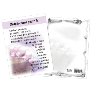 PR-030 - Postal Oração Para Pedir Fé