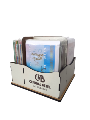 EX-057 - Expositor de Balcão em MDF branco EX-057 - Expositor de Balcão em MDF branco