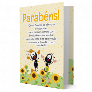 CBPD-016 - Cartão Smilinguido Parabéns CBPD-016 - Cartão Smilinguido Parabéns