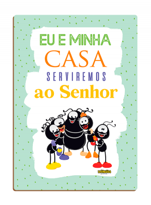 CBPF-006 - Placa de Fé em MDF Smilinguido