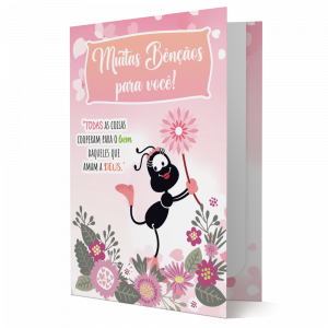 CBPD-003 - Cartão Smilinguido Muitas Bênçãos