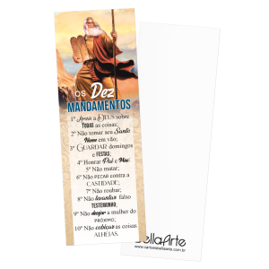 MP-043 - Marca Página - OS 10 Mandamentos
