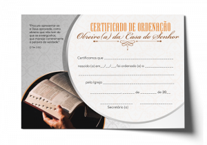 CEP-031 - Certificado de Ordenação CEP-031 - Certificado de Ordenação