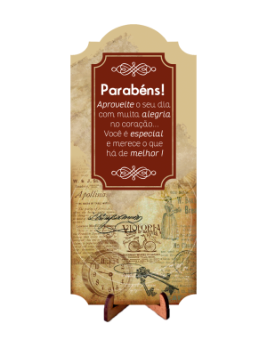 TD-007 - Tag Decorativa em MDF TD-007 - Tag Decorativa em MDF