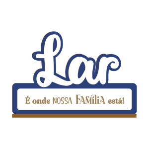 PDM-006 - Placa Decorativa de Mesa Lar