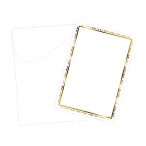 CB-104 - Cartão com envelope - branco CB-104 - Cartão com envelope - branco