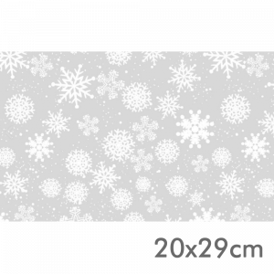 SPN-003 - Saco de Presente - Flocos de Neve - 50 unidades SPN-003 - Saco de Presente - Flocos de Neve - 50 unidades