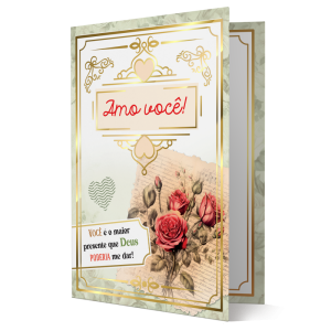 M-040 - Cartão de Amor / namorados