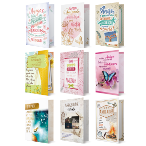 RF-012 - Refil Cartão M - Amizade - 16 cartões