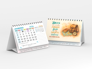 CLM-003 - Calendário de Mesa - 13 Folhas