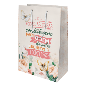 CBSG-001 - Sacola Todas as coisas contribuem para o bem daqueles que amam a Deus CBSG-001 - Sacola Todas as coisas contribuem para o bem daqueles que amam a Deus