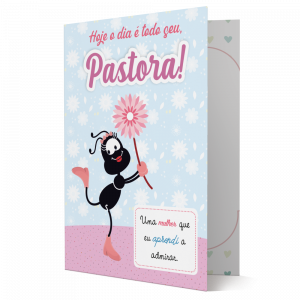 CBPD-012 - Cartão Smilinguido Pastora CBPD-012 - Cartão Smilinguido Pastora