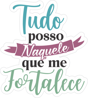 CBAP-004 - Adesivo Versículo Pequeno - 1 Unidade