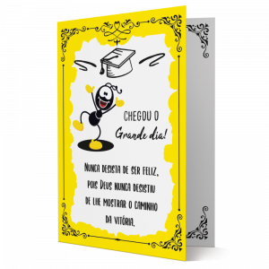CBPD-004 - Cartão Smilinguido Chegou o Grande Dia