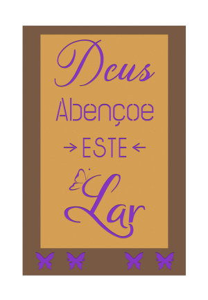 QDP-020 - Quadro Decorativo com Frase QDP-020 - Quadro Decorativo com Frase