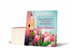 KR-019 - Kit Recados Boas Vindas - 250 unidades KR-019 - Kit Recados Boas Vindas - 250 unidades
