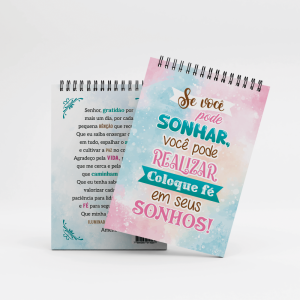 BN-012 - Bloquinho Coloque fé em seus sonhos!