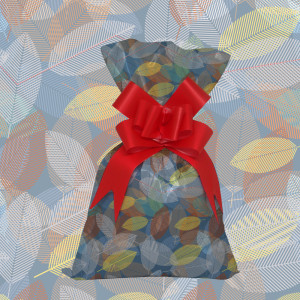 SP-018 - Saco de Presente - 15x22cm - Outono - Perolado - 50 unidades